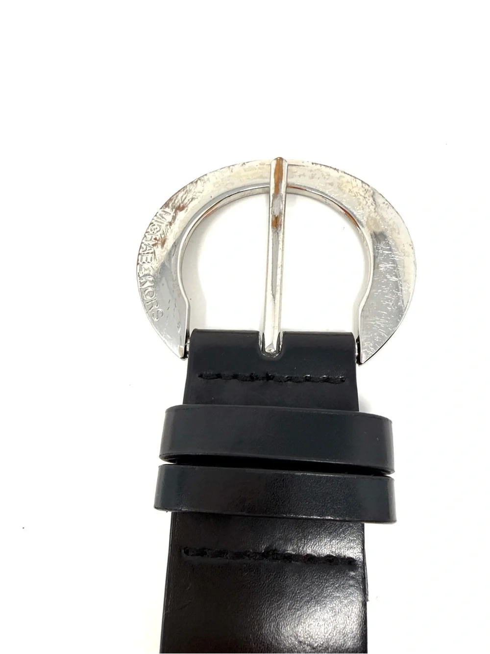 Michael Kors Women’s Black Leather Belt